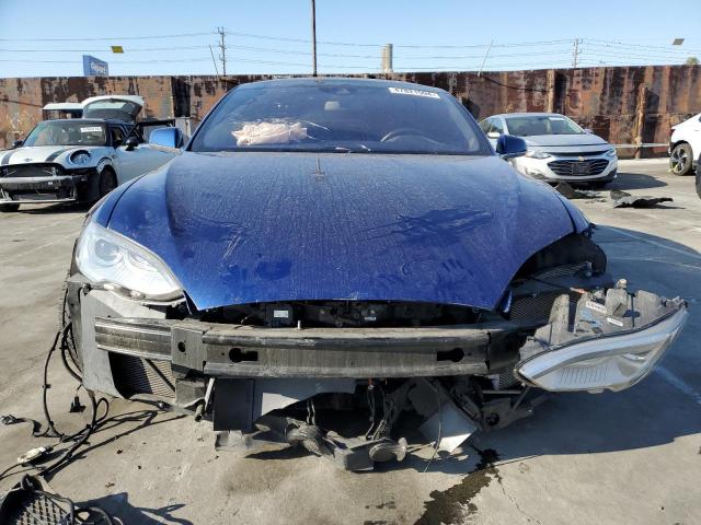 5YJSA1E28GF129279 - 2016 TESLA MODEL S 蓝色 照片 5