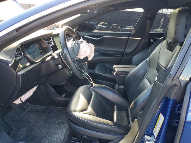 5YJSA1E28GF129279 - 2016 TESLA MODEL S 蓝色 照片 7