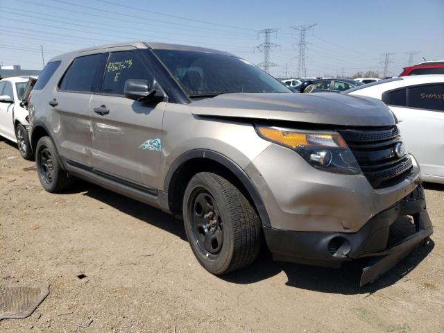 1FM5K8AR3FGB98824 - 2015 FORD EXPLORER POLICE INTERCEPTOR BEIGE photo 4