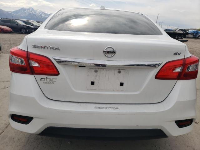 3N1AB7AP6JY311980 - 2018 NISSAN SENTRA S WHITE photo 6