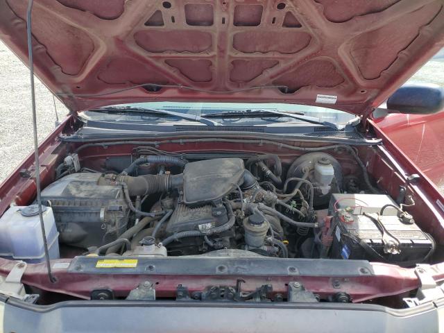 5TETX22N85Z117958 - 2005 TOYOTA TACOMA ACCESS CAB წითელი ფოტო 11