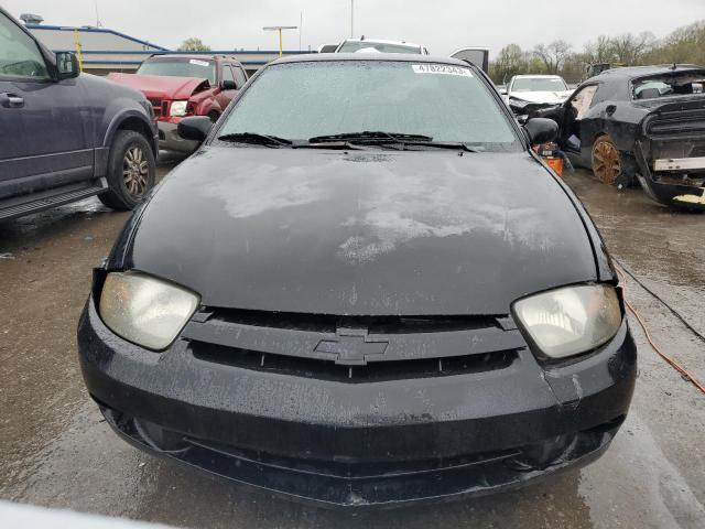 1G1JC12FX47299392 - 2004 CHEVROLET CAVALIER BLACK photo 5