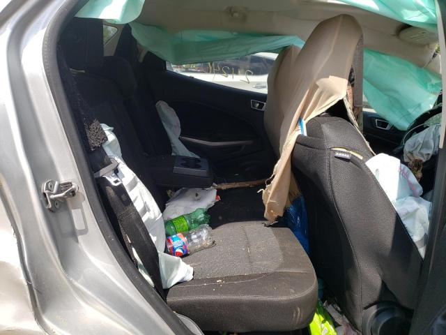MAJ3S2GE7KC266885 - 2019 FORD ECOSPORT SE SILVER photo 6