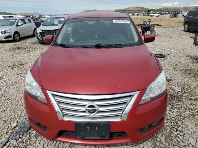 3N1AB7AP3EL639988 - 2014 NISSAN SENTRA S RED photo 5