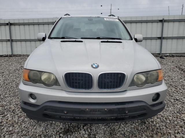 5UXFA53512LP50938 - 2002 BMW X5 3.0I SILVER photo 5