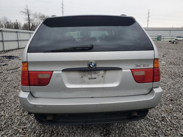 5UXFA53512LP50938 - 2002 BMW X5 3.0I SILVER photo 6