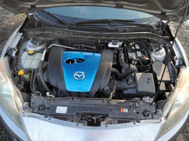 JM1BL1V83D1704908 - 2013 MAZDA 3 I SILVER photo 11