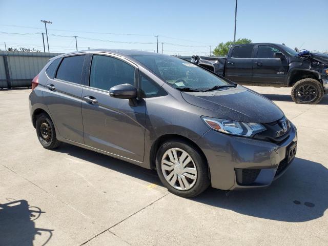 3HGGK5H55FM706331 - 2015 HONDA FIT LX GRAY photo 4