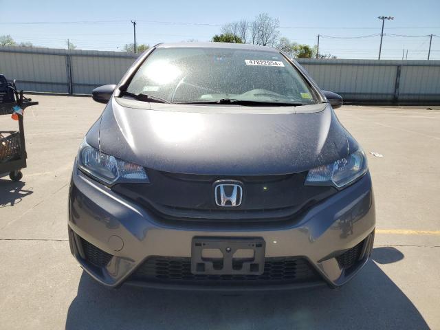 3HGGK5H55FM706331 - 2015 HONDA FIT LX GRAY photo 5