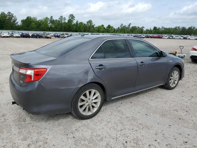 4T1BD1FK9EU128874 - 2014 TOYOTA CAMRY HYBRID GRAY photo 3