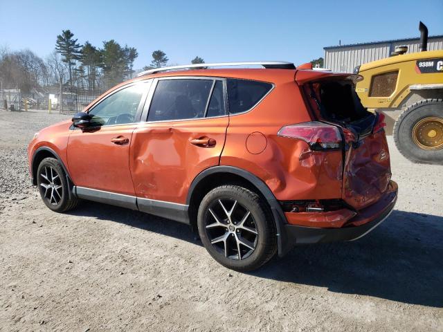 JTMJFREV8GJ063668 - 2016 TOYOTA RAV4 SE ნარინჯისფერი ფოტო 2