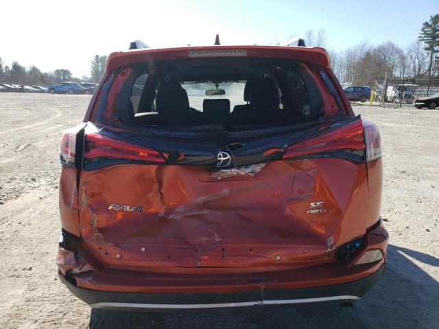 JTMJFREV8GJ063668 - 2016 TOYOTA RAV4 SE ნარინჯისფერი ფოტო 6