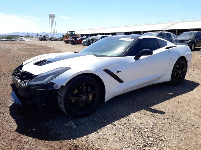 1G1YB2D70E5114289 - 2014 CHEVROLET CORVETTE STINGRAY 1LT WHITE photo 1