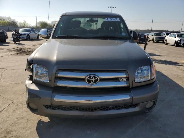 5TBRT34183S423082 - 2003 TOYOTA TUNDRA ACCESS CAB SR5 GRAY photo 5