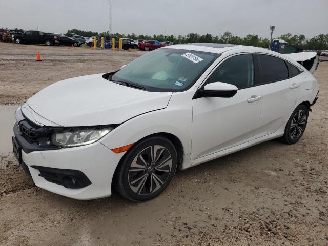 19XFC1F72JE001686 - 2018 HONDA CIVIC EXL WHITE photo 1