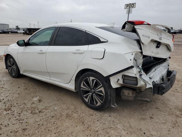 19XFC1F72JE001686 - 2018 HONDA CIVIC EXL WHITE photo 2