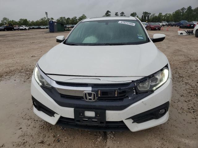 19XFC1F72JE001686 - 2018 HONDA CIVIC EXL WHITE photo 5