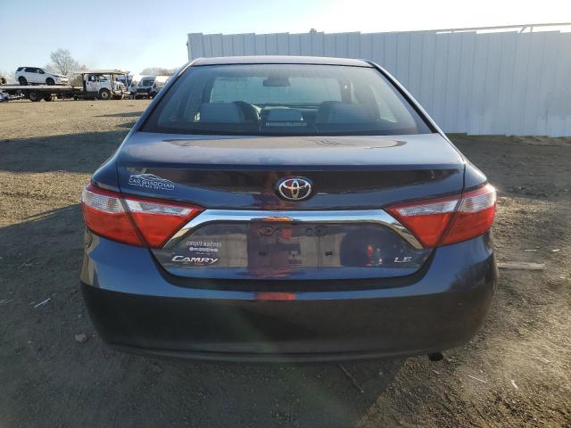 4T4BF1FK2GR564775 - 2016 TOYOTA CAMRY LE BLUE photo 6