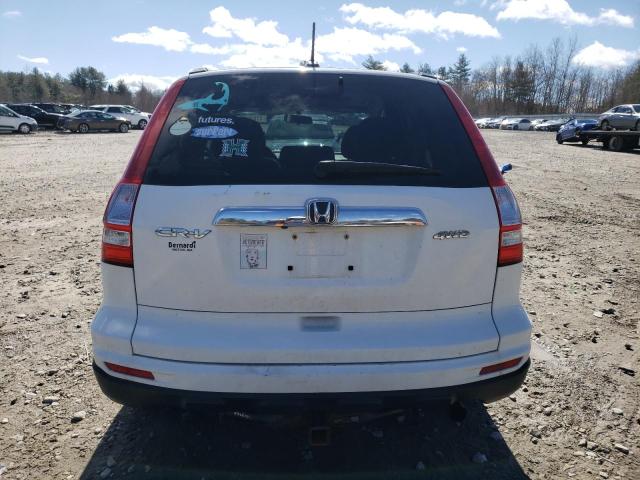 5J6RE4H73AL008234 - 2010 HONDA CR-V EXL WHITE photo 6