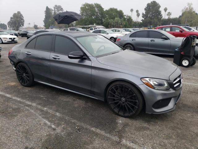 55SWF4JB7JU263569 - 2018 MERCEDES-BENZ C 300 GRAY photo 4