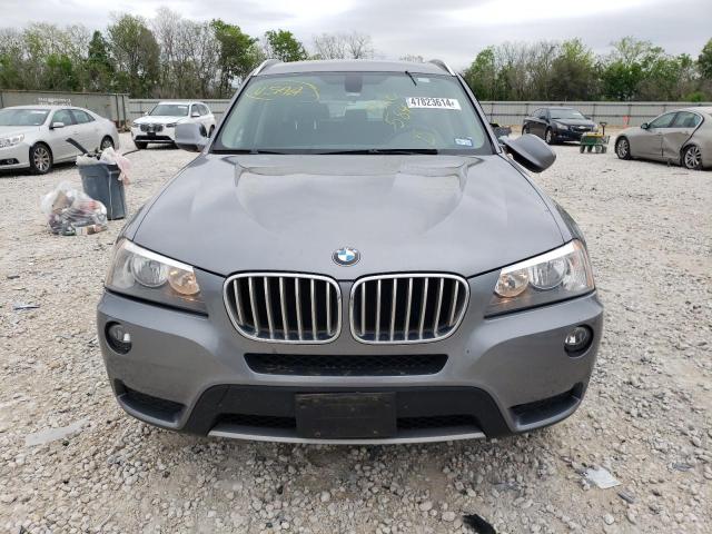 5UXWX9C53E0D20584 - 2014 BMW X3 XDRIVE28I CHARCOAL photo 5