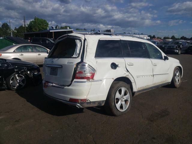 4JGBF7BE7AA579505 - 2010 MERCEDES-BENZ GL 450 4MATIC WHITE photo 4