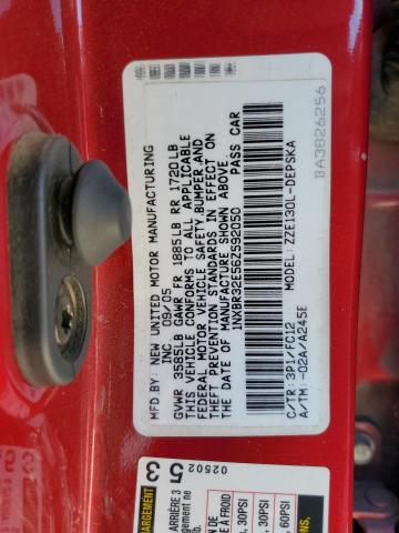 1NXBR32E56Z592050 - 2006 TOYOTA COROLLA CE RED photo 13