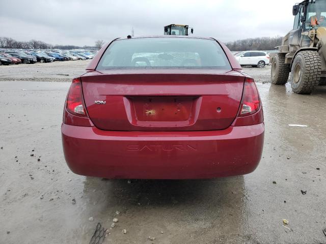1G8AJ55F46Z100435 - 2006 SATURN ION LEVEL 2 BURGUNDY photo 6