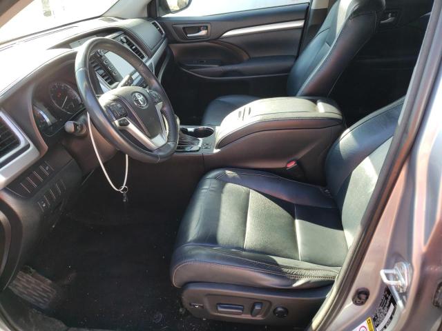 5TDJKRFH5ES064667 - 2014 TOYOTA HIGHLANDER XLE Արծաթագույն լուսանկար 7