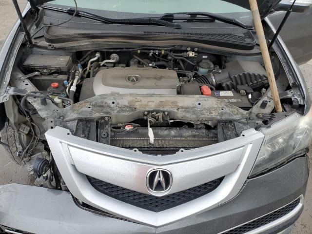 2HNYD2H28BH522506 - 2011 ACURA MDX GRAY photo 12