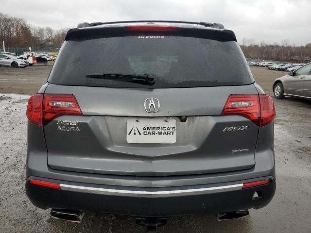 2HNYD2H28BH522506 - 2011 ACURA MDX GRAY photo 6