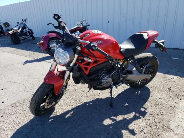 ZDMMACLS7JB001427 - 2018 DUCATI MONSTER 821 RED photo 2