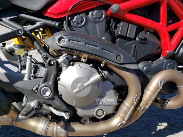 ZDMMACLS7JB001427 - 2018 DUCATI MONSTER 821 RED photo 7