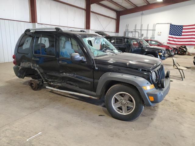 1J4GL38K65W722097 - 2005 JEEP LIBERTY RENEGADE BLACK photo 4