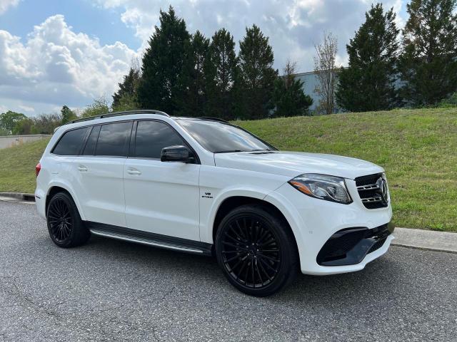 4JGDF7FEXJB001413 - 2018 MERCEDES-BENZ GLS 63 AMG 4MATIC WHITE photo 1