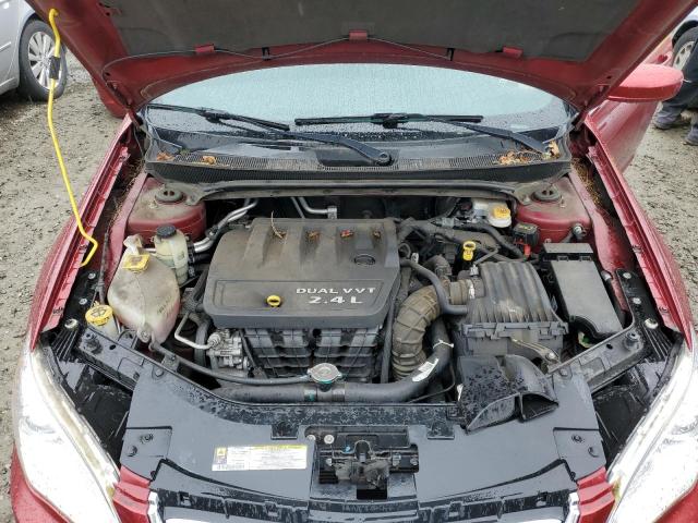 1C3CCBAB7DN647136 - 2013 CHRYSLER 200 LX RED photo 11