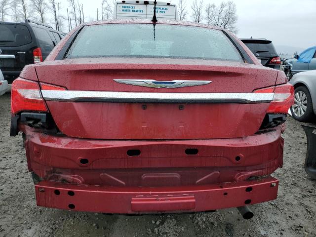 1C3CCBAB7DN647136 - 2013 CHRYSLER 200 LX RED photo 6