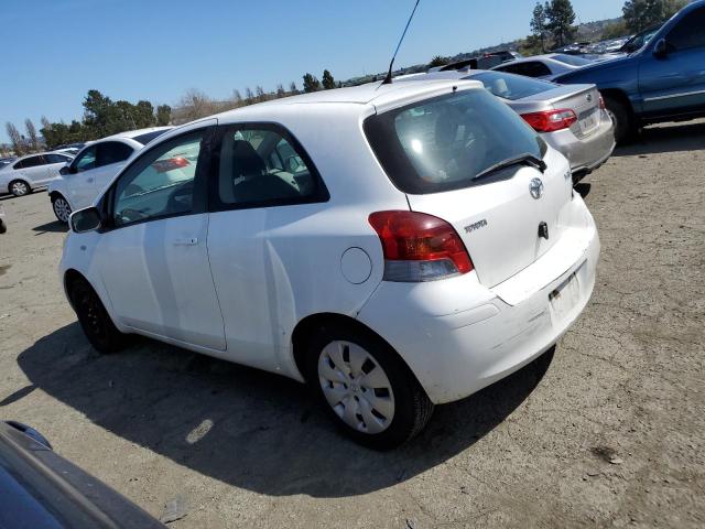 JTDJT903395236975 - 2009 TOYOTA YARIS WHITE photo 2