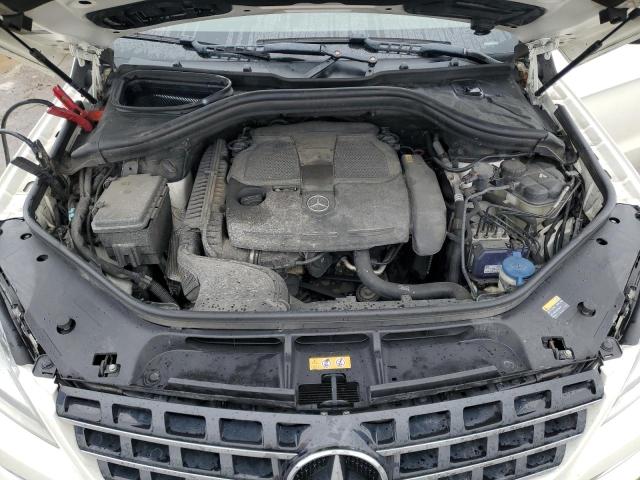 4JGDA5HB8DA222900 - 2013 MERCEDES-BENZ ML 350 4MATIC WHITE photo 12