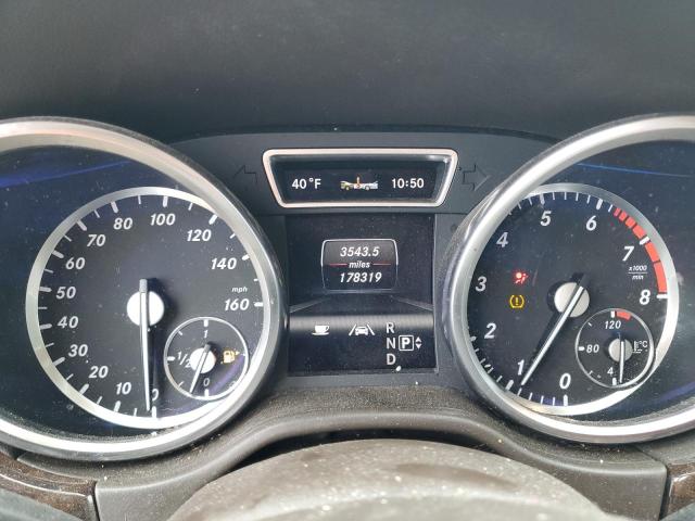 4JGDA5HB8DA222900 - 2013 MERCEDES-BENZ ML 350 4MATIC WHITE photo 9