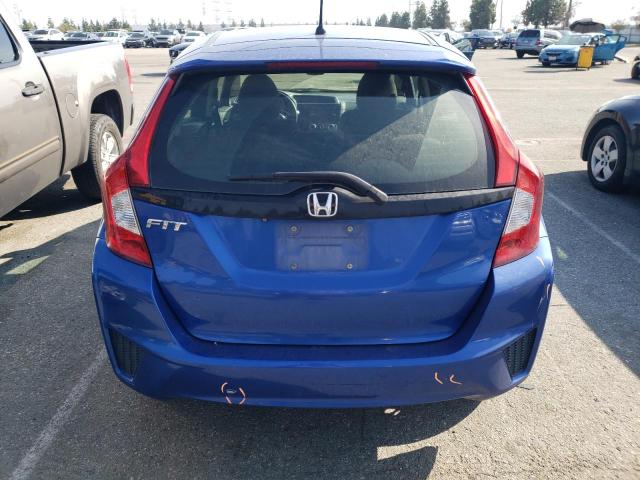 JHMGK5H58GS007569 - 2016 HONDA FIT LX BLUE photo 6