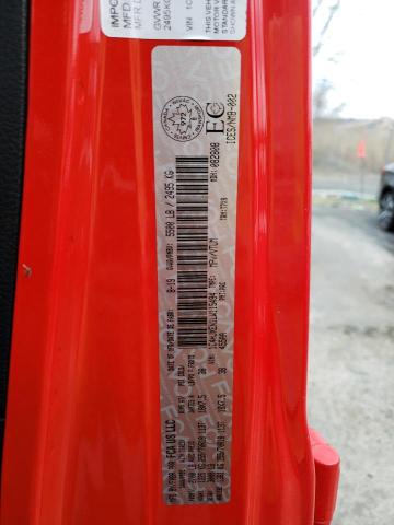 1C4HJXEN1LW115494 - 2020 JEEP WRANGLER U SAHARA RED photo 12