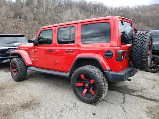 1C4HJXEN1LW115494 - 2020 JEEP WRANGLER U SAHARA RED photo 2