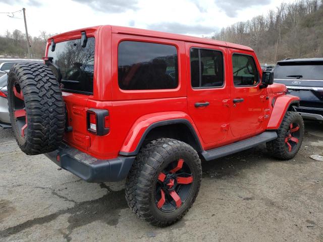1C4HJXEN1LW115494 - 2020 JEEP WRANGLER U SAHARA RED photo 3
