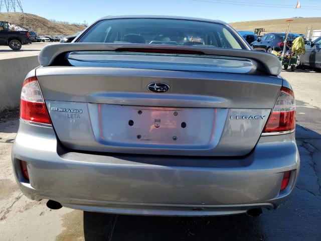 4S3BL616987204434 - 2008 SUBARU LEGACY 2.5I GRAY photo 6