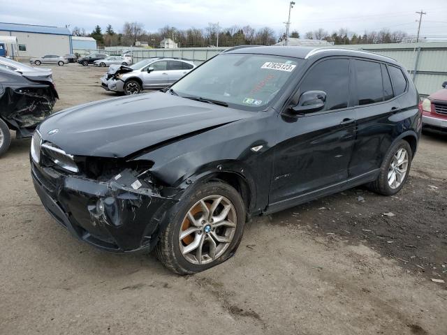 5UXWX7C55DL980558 - 2013 BMW X3 XDRIVE35I BLACK photo 1