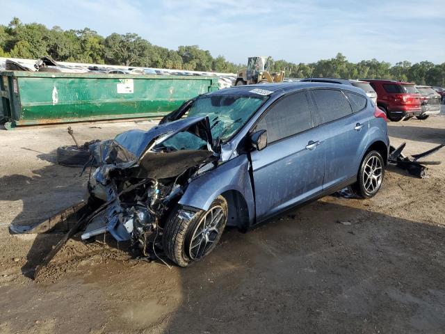 1FADP3M29JL201766 - 2018 FORD FOCUS SEL BLUE photo 1