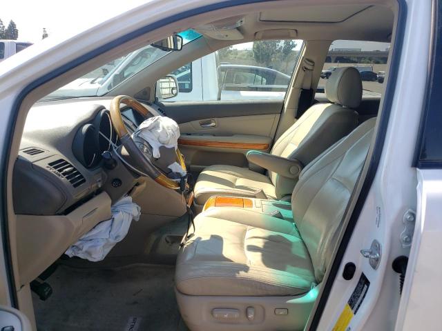 2T2GK31U99C077007 - 2009 LEXUS RX 350 WHITE photo 7