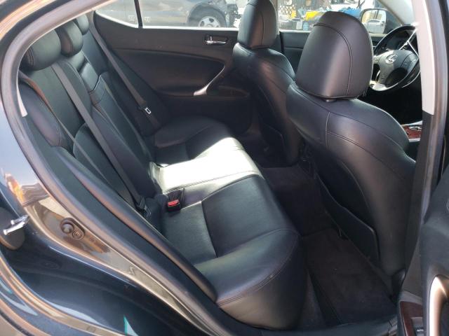 JTHBK262775026081 - 2007 LEXUS IS 250 GRAY photo 10