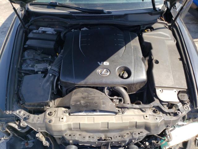 JTHBK262775026081 - 2007 LEXUS IS 250 GRAY photo 11